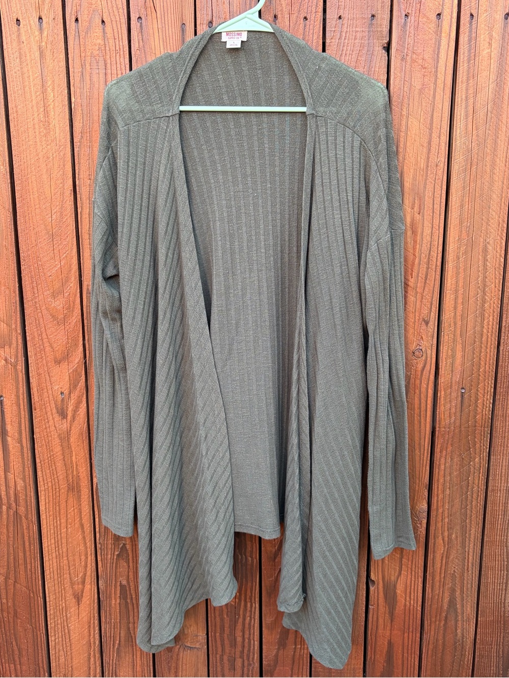 Olive Green Cardigan L
